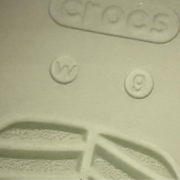 CROCS Women’s Getaway Mint Green Platform Toe Loop Slide Sandals Flip Flops W9 - Picture 8 of 9